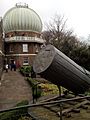 28-inch telescope and 40-foot telescope, Royal Observatory, Greenwich, London, UK, 2015