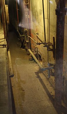 Alcatraz escape utility corridor
