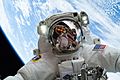 Astronaut Mike Hopkins on Dec. 24 Spacewalk