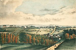 Autumnal Scenery, lithograph after Orra White Hitchcock (cropped)