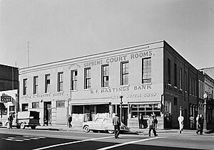 B. F. Hastings Bank Building, 128-132 J Street, Sacramento (Sacramento County, California)