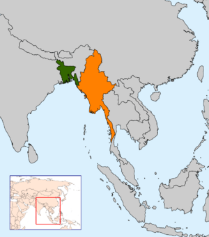 Bangladesh Myanmar Locator