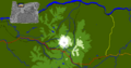 Barlow road over mount hood region 1000m and 1500m topo filled plus rivers