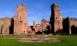 Baths of Caracalla, facing Caldarium.jpg