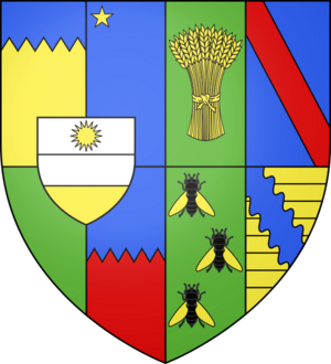 Blason ville fr Blesmes (Aisne)