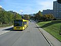 Bus on Pestalozzistrasse in Reutlingen