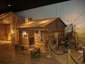 Camp Nelson cabin display