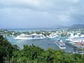 Castries Harbor from Morne Fortune, St Lucia