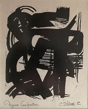 Cecil Skotnes "Figure Composition"