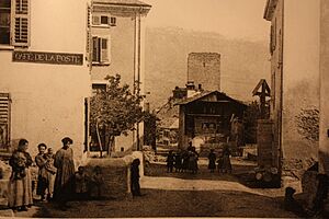 Chalais, rue de la Poste, 1927