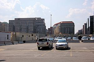 CityCenterDC - looking west across Gould lot - 2011-08-20