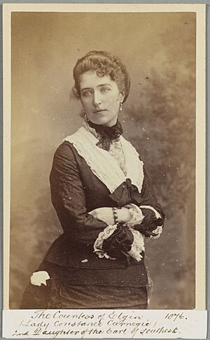 Constance, Countess of Elgin (1876), daughter of Sir James Carnegie, 9th Earl of Southesk