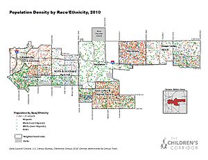 Denver population Density by Race-Ethnicity, 2010