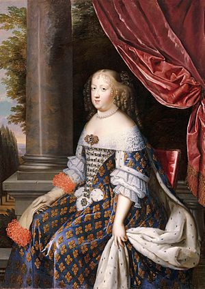 Detail of Marie Thérèse d'Autriche by Nocret.jpg