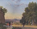 Eckersberg, CW - Udsigt fra Meudon Slot nær Paris - 1813