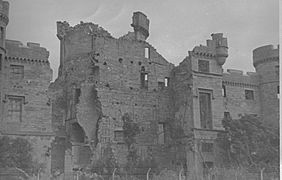 Eglinton castle ruins 1965