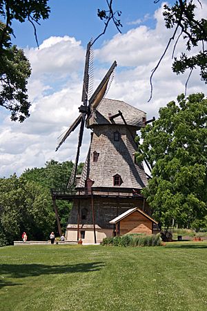 The Fabyan Windmill in Geneva is on the National Register of Historic Places in Kane County, Illinois.