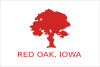 Flag of Red Oak, Iowa
