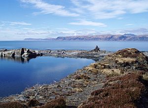 Flooded slate quarry on Easdale - geograph.org.uk - 140356