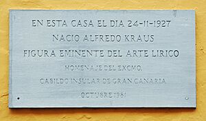 GC Las Palmas Memorial Tablet Alfredo Kraus R01