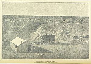 INGRAM1891 pg068 Kimberley Mine and Town