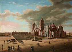 La catedral de la ciudad de México