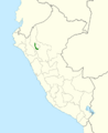 Loddigesia mirabilis map
