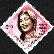 Madhubala 2008 stamp of India