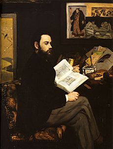 Manet, Edouard - Portrait of Emile Zola