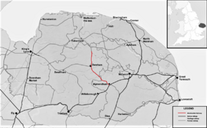 Map locating the Mid-Norfolk Railway.png