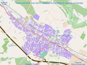 Map of Berkhamsted 2014