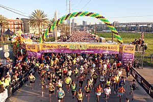 Mardi Gras Marathon Race Start