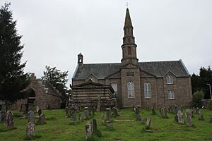 Methven Church and churchyard