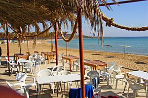 Morning beach near Mehmetcik (North Cyprus) 2003