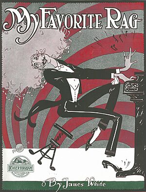 My Favorite Rag by James White - cover by Grim Natwick