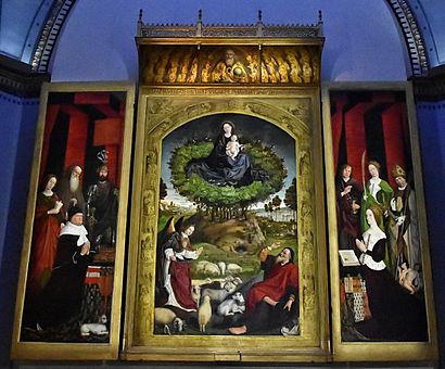 Nicolas Froment (1435-1486) Triptiek van het brandende braambos (1476) Kathedraal van Aix-en-Provence 22-05-2018