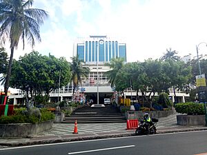 Old and new Makati City Hall