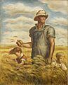 Our Good Earth John Steuart Curry painting version Chazen Museum