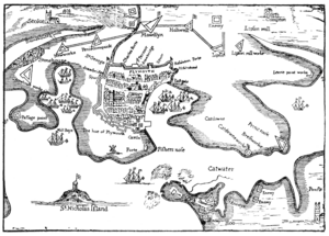 Plymouth siege map 1643