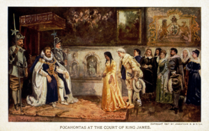 Pocahontas at the court of King James