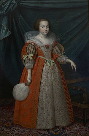 Portrait of Mary Vere, Lady Townshend (c.1611-1669); from 1638, Countess of Westmorland