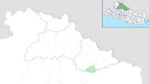 Location of Potonico within El Salvador