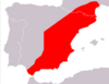 Psammodromus jeanneae distribution Map.png