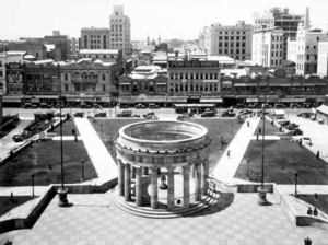 Queensland State Archives 158 The Shrine and Anzac Square Adelaide Street Brisbane c 1932
