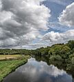 River Boyne (Abhainn na Bóinne) - Glebe, County Meath, Ireland - August 8, 2017 - 01