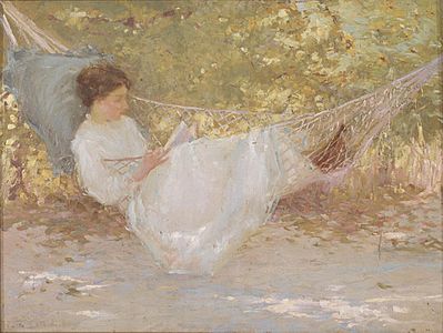 Ruth Sutherland - Girl in a hammock