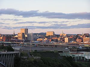 Saint John, NB, skyline at dusk8