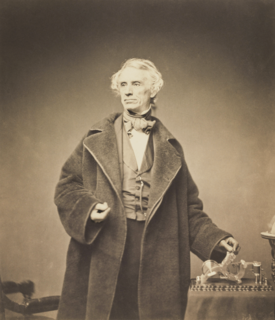 Samuel Morse with his Recorder by Brady, 1857