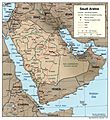 Saudi Arabia 2003 CIA map