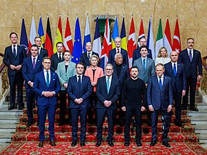 Securing Our Future London Summit participants on 2 March 2025